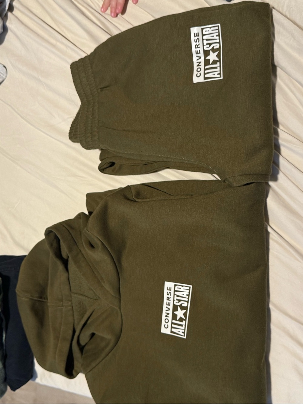 Converse Kids Olive Green Sweatshirt & Jogger Set